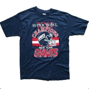 Vintage New York Giants Super Bowl T-Shirt Size M